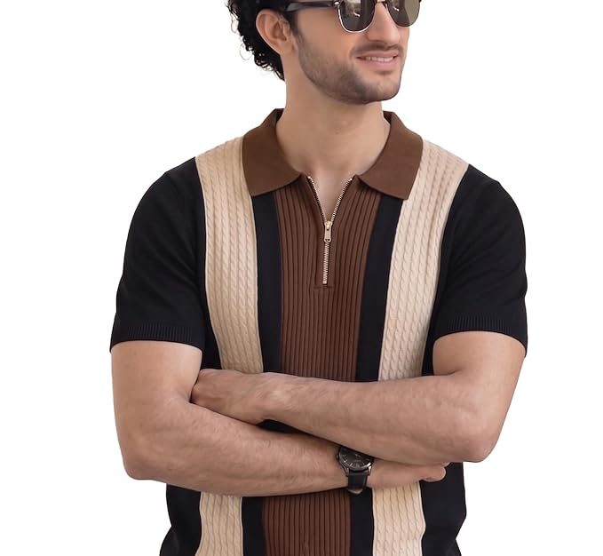 Zip Collar Polo Tshirt — Bild 2