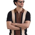 Zip Collar Polo Tshirt