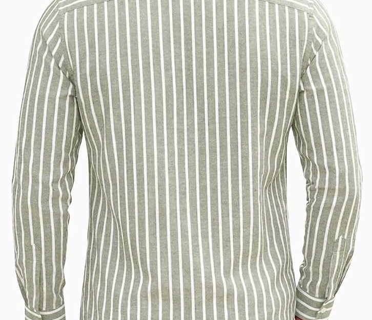 Regular Fit Vertical Striped Casual Shirt — Bild 2