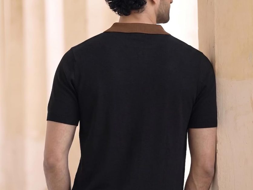 Zip Collar Polo Tshirt — Bild 3