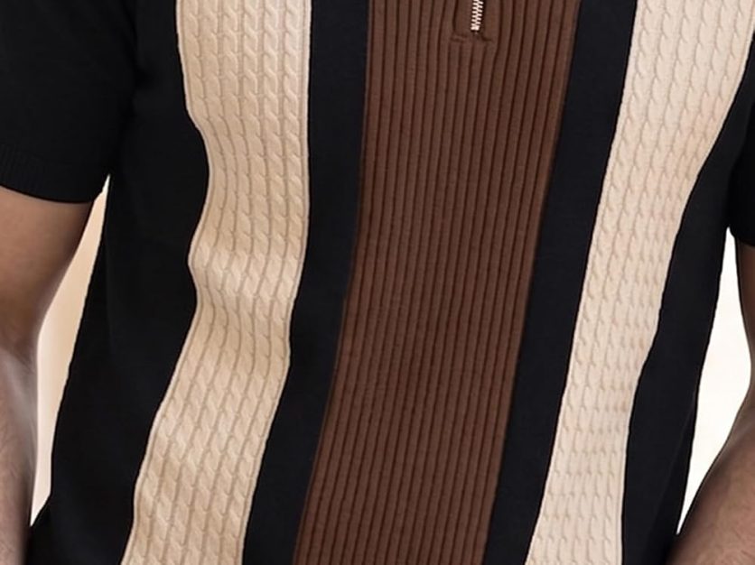 Zip Collar Polo Tshirt — Bild 4