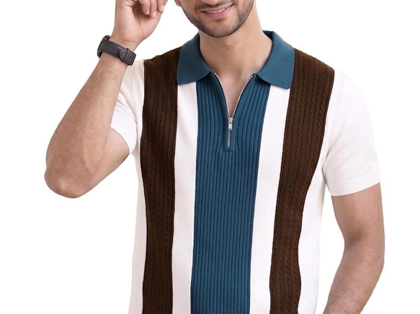 Zip Collar Polo Tshirt — Bild 5