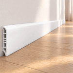 Sockelleiste MDF Weiß – Berliner Profil – 18 × 80 × 2600 mm
