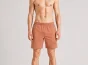 Men Solid Mid-Rise Lounge Shorts — Thumbnail 1