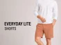 Men Solid Mid-Rise Lounge Shorts — Thumbnail 2
