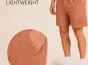 Men Solid Mid-Rise Lounge Shorts — Thumbnail 3