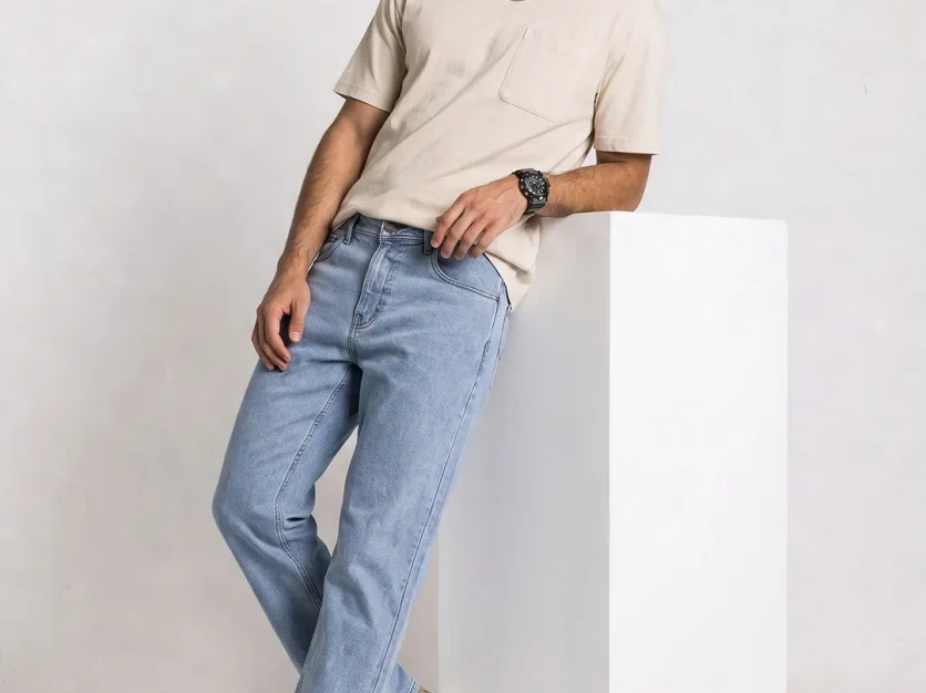 The Life Co. Men Straight Fit Stretchable Jeans — Bild 2